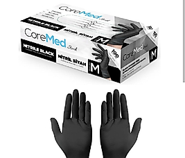 Bimel CoreMed Siyah Nitril (M ) 100lü