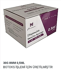 30G 0.5 8mm insülin enjektör