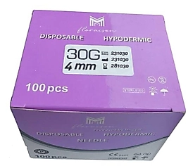 30G 4mm iğne ucu 100