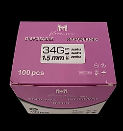34G 1.5mm mezoterapi igne ucu ( 100ad)